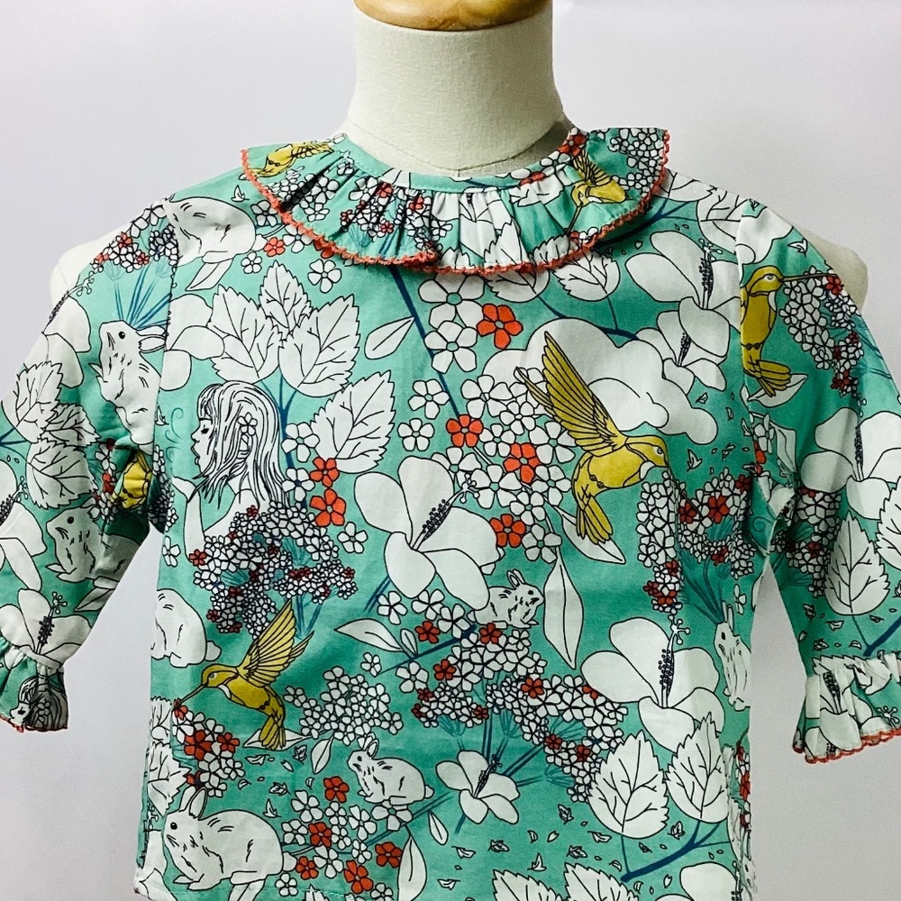 NWT Coco Au Lait girls blouse, size 9 M
